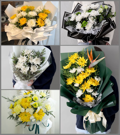 安徽宿州市灵璧县黄湾镇王桥村白事花束代送